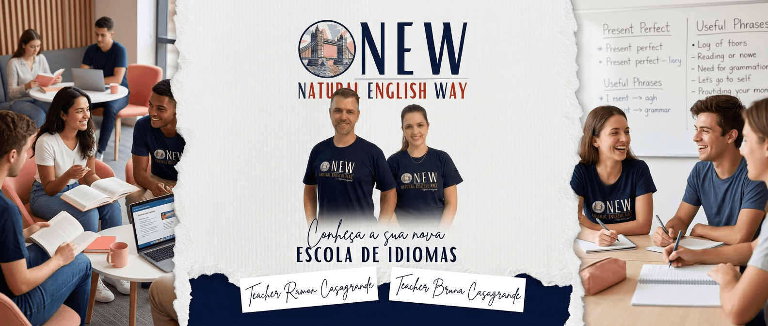 NEW Escola de Idiomas | Teacher Ramon Casagrande New Natural English Way