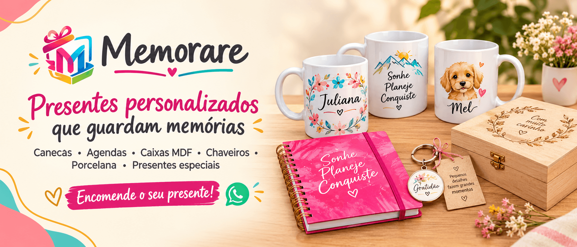 Memorare Presentes Personalizados